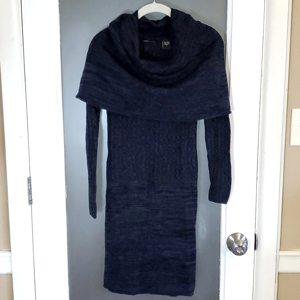 Moda International Blue Sweater Dress XS